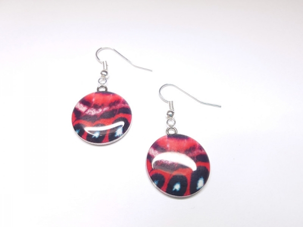 Schmetterling Ohrringe silberfarben butterfly